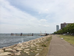 湖岸　大津プリンス方面