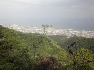 下山途中にて