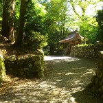 下山　明王院近く