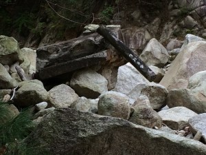 蒼滝付近　集中豪雨被害①