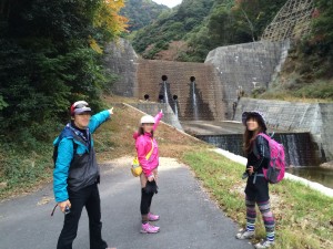 登山終了　3人で